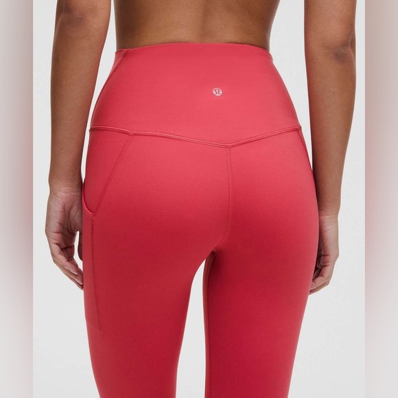 🆕 Lululemon Align High-Rise Pant with Pockets 25" in Desert Red Size 14 - Picture 3 of 8